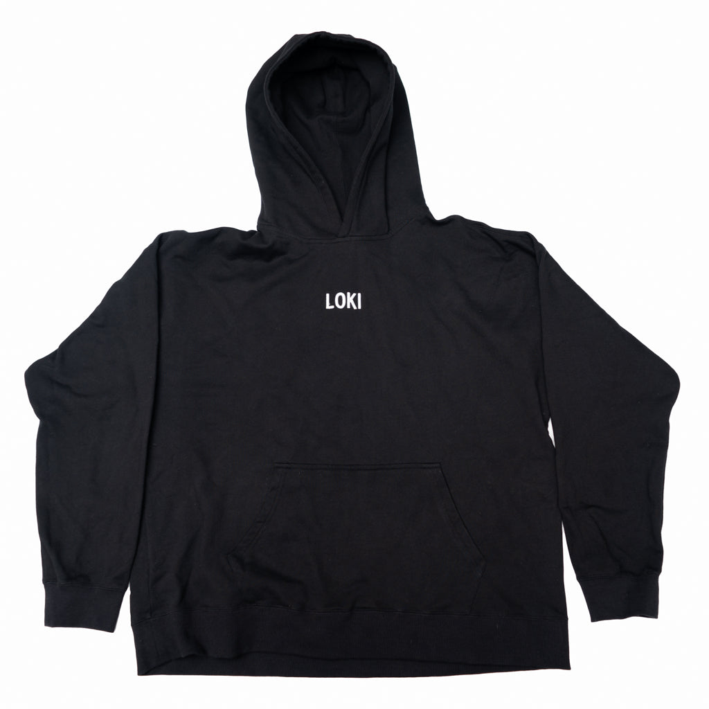 MICRO LETTERMARK HOODED FLEECE