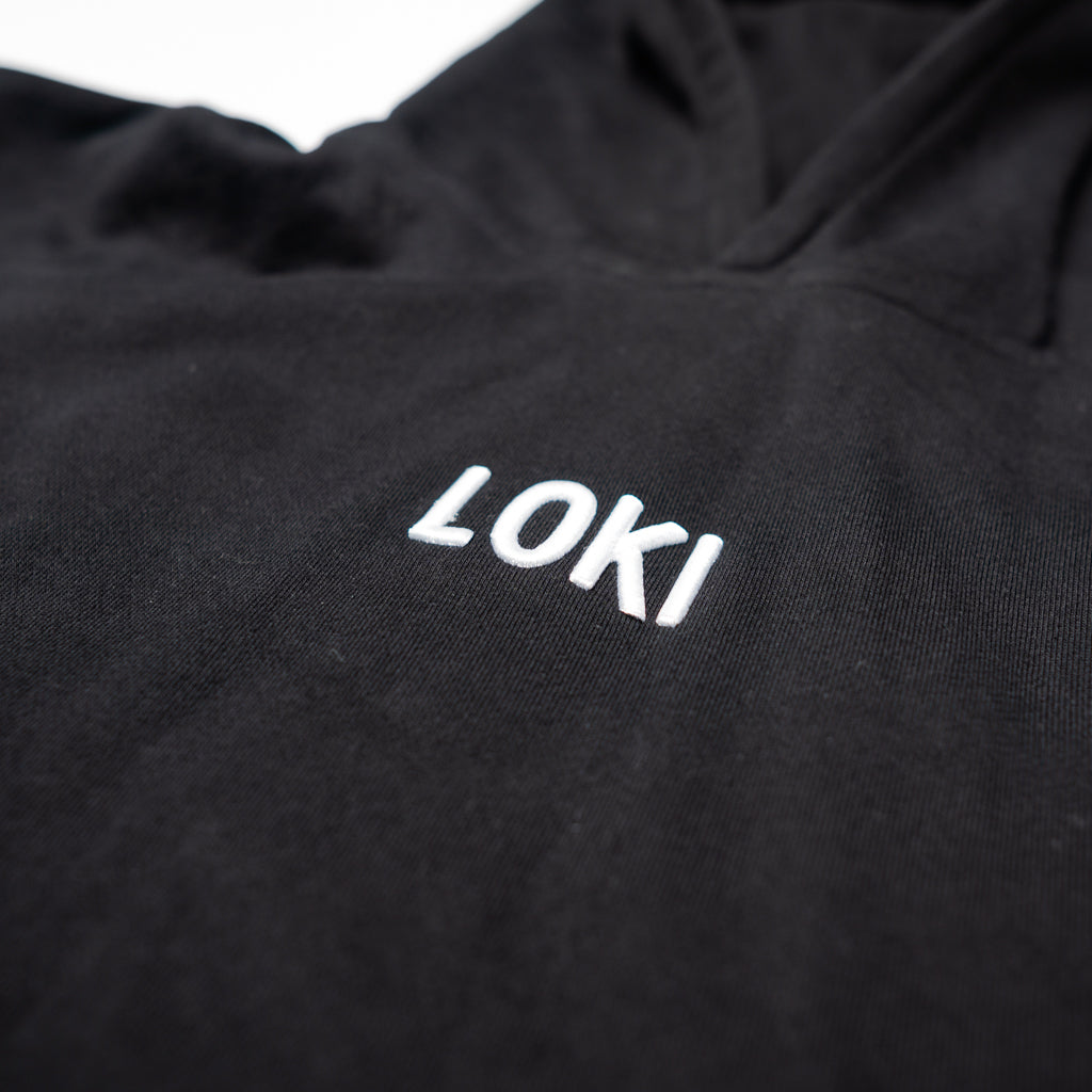 MICRO LETTERMARK HOODED FLEECE