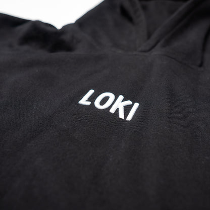 MICRO LETTERMARK HOODED FLEECE